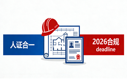 人证合一成硬性红线！2026建筑行业证照合规管理迎来生死考验