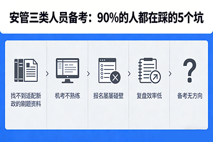 安管三类人员备考，这 5 个坑 90% 的人都在踩，阳光智建帮你通关