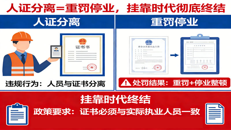 人证分离＝重罚停业，挂靠时代彻底终结
