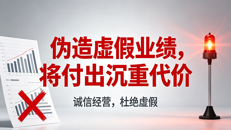 虚假业绩