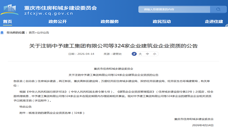 重庆 324 家企业资质到期未延期被注销！资质管理再敲警钟：逾期即作废，经营全停摆