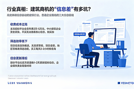 建筑行业信息差有多赚钱？阳光智建商机圈免费打破壁垒